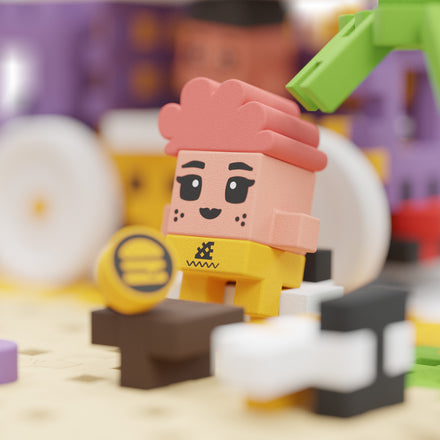 Marioinex Mini Waffle | Food Truck 148 Pcs