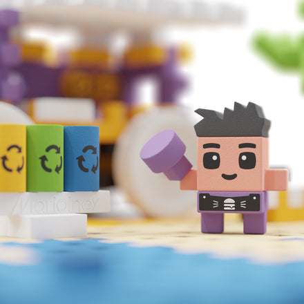 Marioinex Mini Waffle | Food Truck 148 Pcs