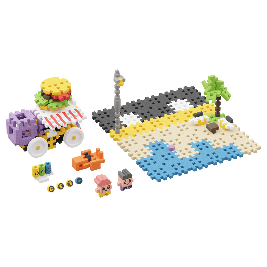 Marioinex Mini Waffle | Food Truck 148 Pcs