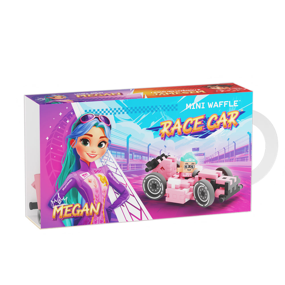 Marioinex Mini Waffle | Cars
 Race Car Megan