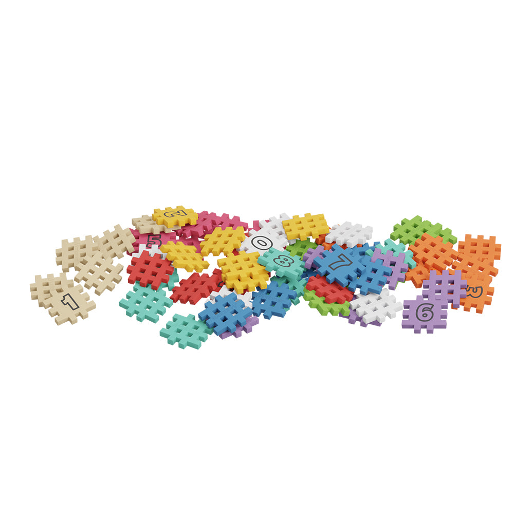 Marioinex Mini Waffle | Edu Math Cubes 60 Pcs