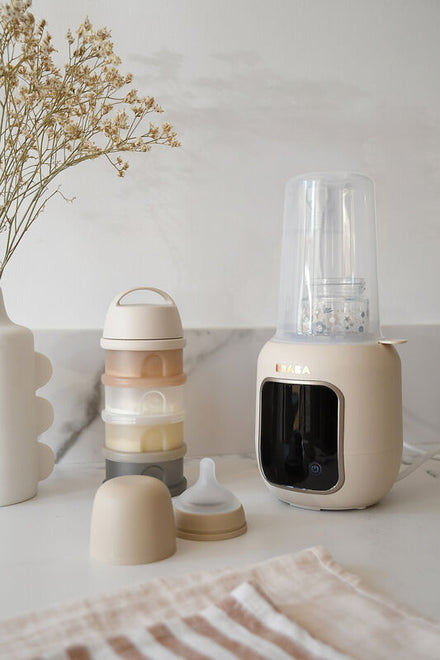 Béaba Multi Milk Flessenwarmer | Klei - Aarde