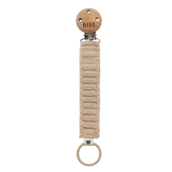 * BIBS Fopspeenketting | Knitted Vanilla