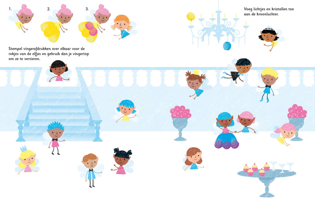 Usborne Stempelen Met Je Vingers | Elfjes En Eenhoorns