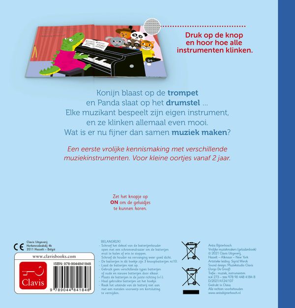 * Clavis Geluidenboek | Vrolijke Muziekmakers