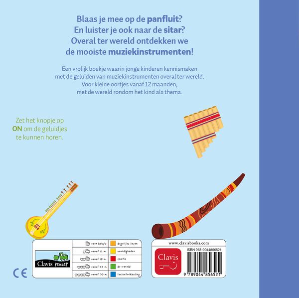 Clavis Geluidenboekje | Nog Meer Muziekinstrumenten Van Overal