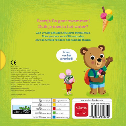 Clavis Schuifboekje | Beertje Bo In Het Zwembad