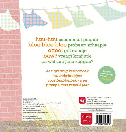 Clavis Boekje | Brabbelbaby's