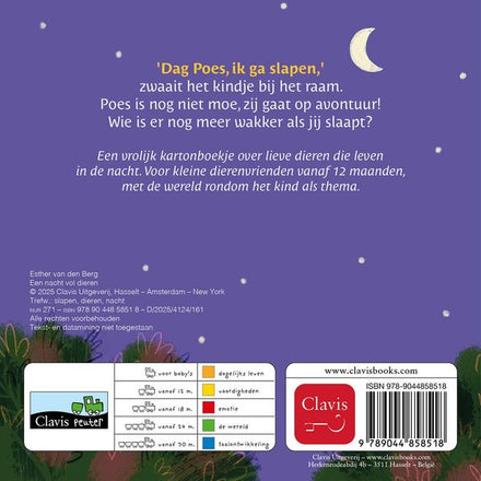 Clavis Boekje | Een Nacht Vol Dieren