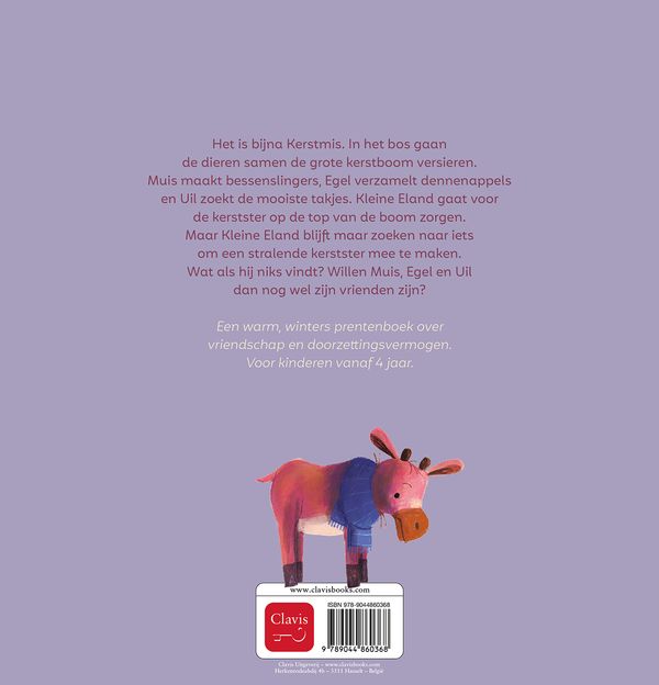 Clavis Voorleesboek De Stralende Kerst van Kleine Eland