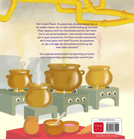Clavis Voorleesboek De Paashoppertjes En De Chocolademachine