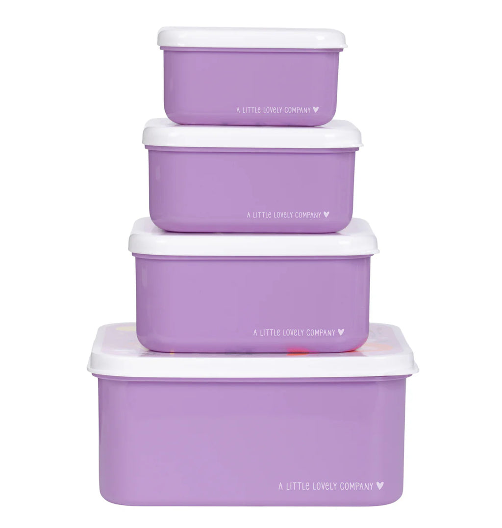 A Little Lovely Company Lunch & Snack Box Set | Princesses