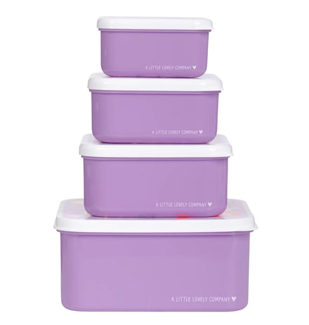 A Little Lovely Company Lunch & Snack Box Set | Princesses