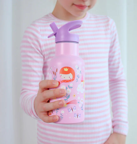 A Little Lovely Company RVS Drinkfles 350ml | Prinsessen