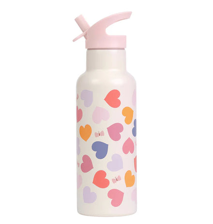 A Little Lovely Company RVS Drinkfles 500ml | Hartjes
