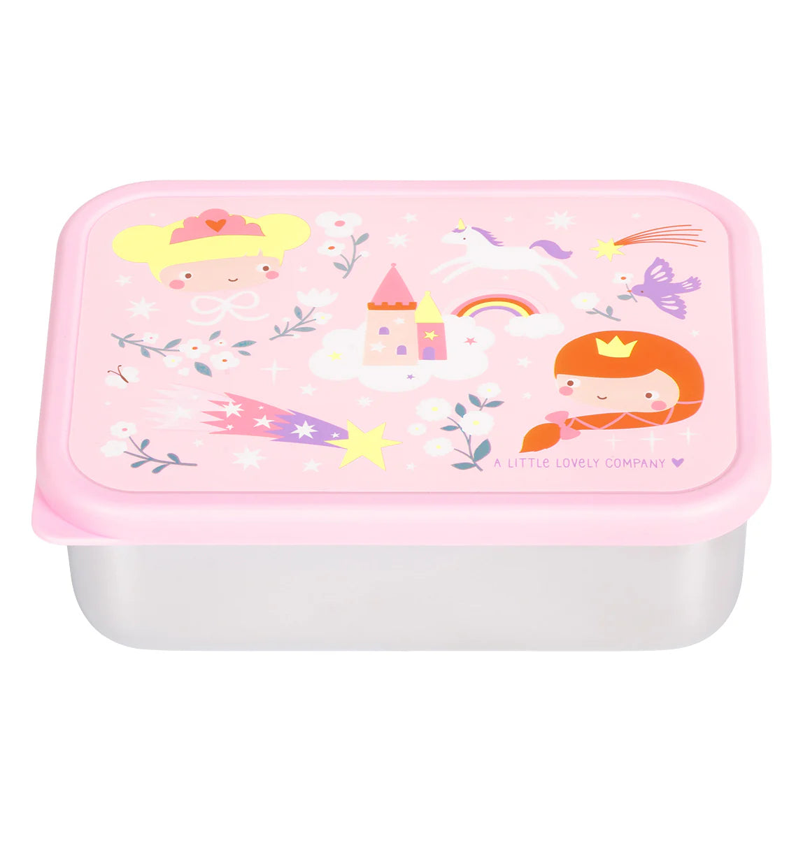 A Little Lovely Company RVS Lunchbox | Prinsessen