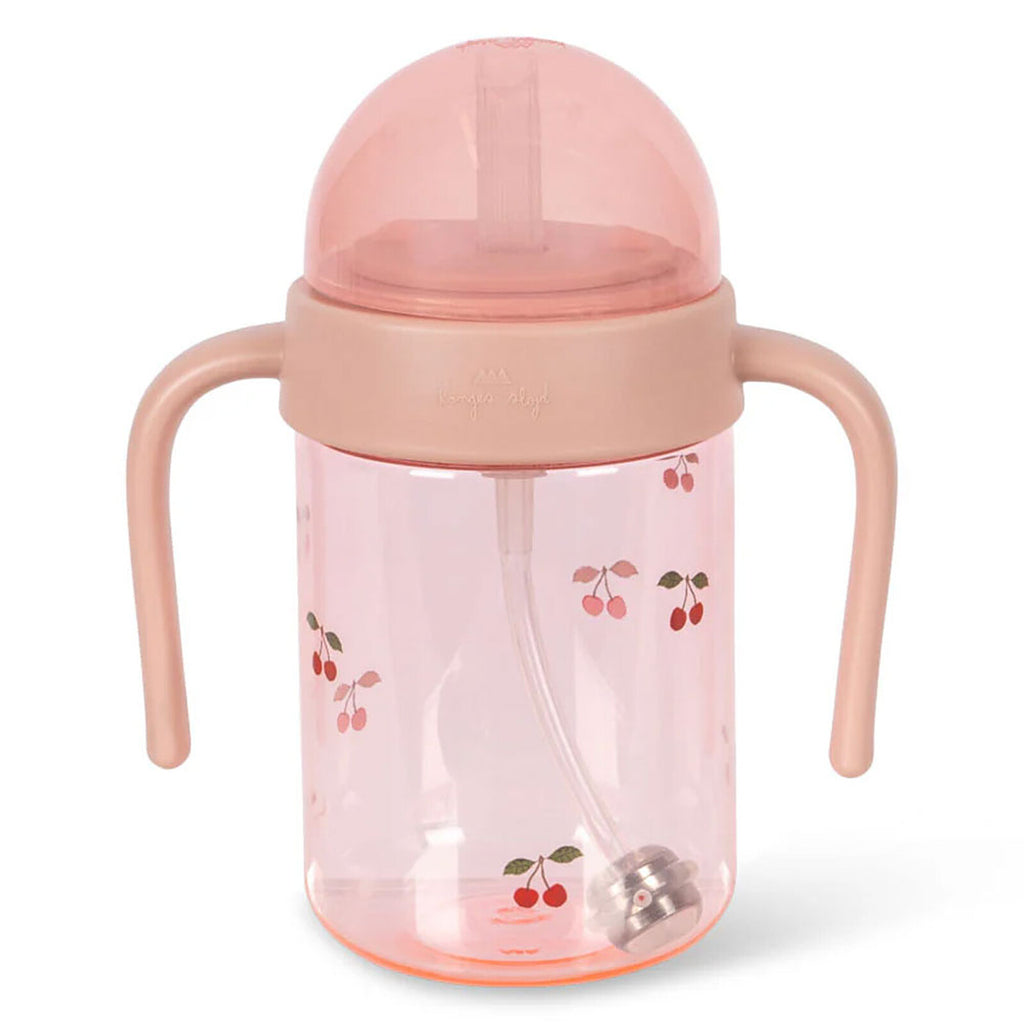 Konges Sløjd Drinkflesje Met Handvaten | Cherry Blush