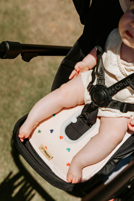 * Aeromoov Air Layer Groep Buggy Universeel Buggy | Confetti Hearts