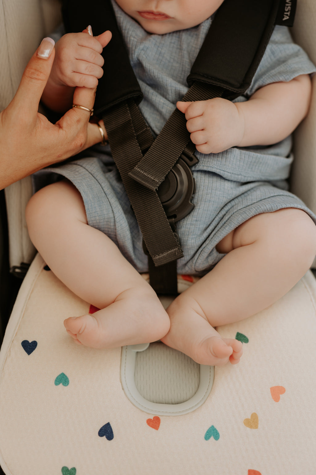 * Aeromoov Air Layer Groep Buggy Universeel Buggy | Confetti Hearts