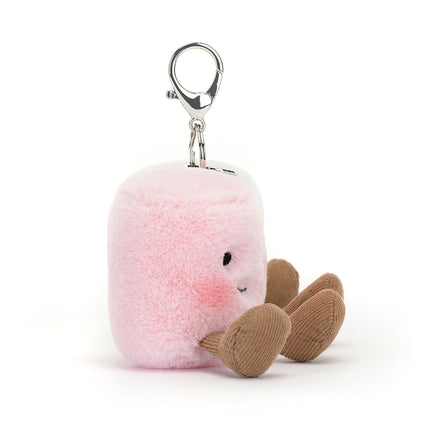 * Jellycat Knuffel Amuseable Pair of Marshmallows Bag Charm Sleutelhanger