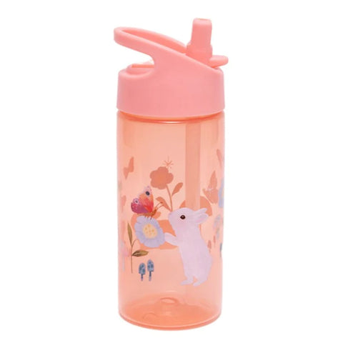 Petit Monkey Drinkfles 380ml | Bunny Melba Pink