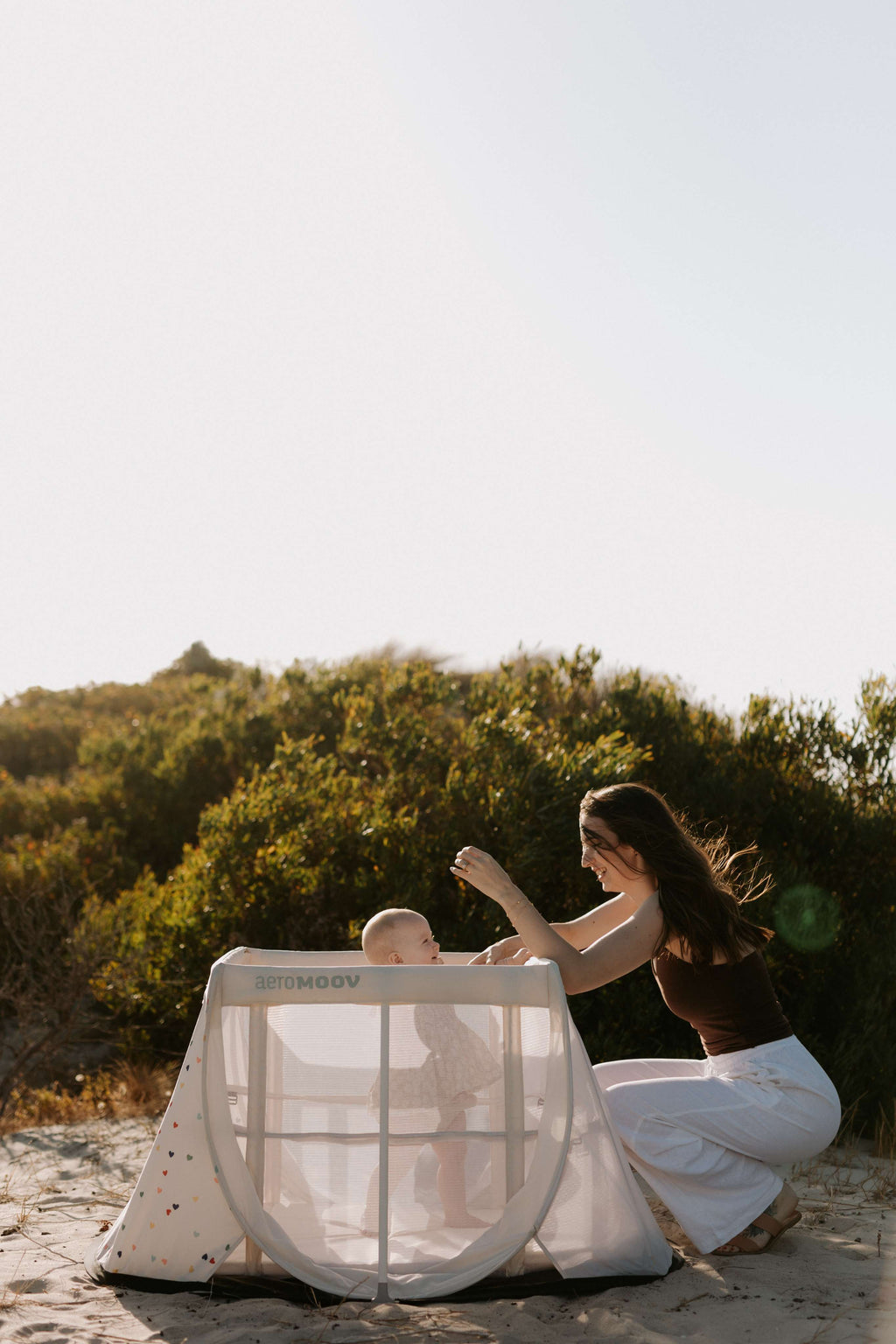 AeroMoov Instant Reisbedje | Confetti Hearts