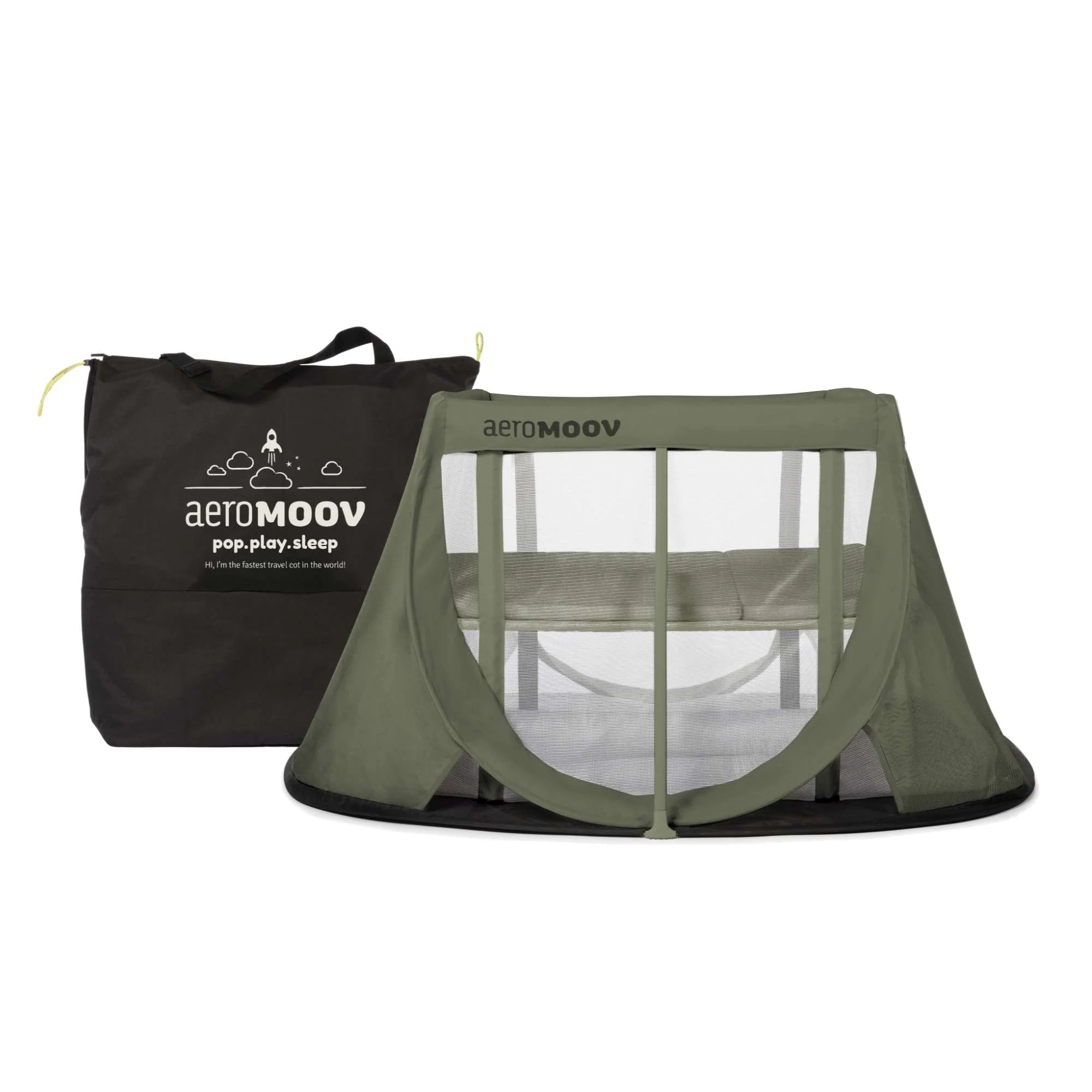 AeroMoov Instant Reisbedje | Green Moss