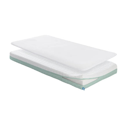 AeroSleep EvoDuo Matraspakket voor Babybed/Ledikant | Matras + Matrasbeschermer 60 x 120 cm