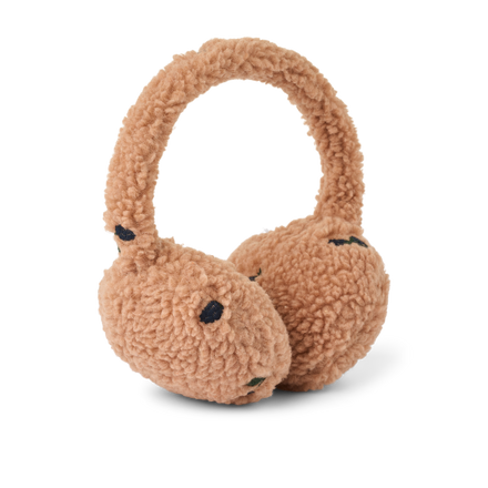 Liewood Albero Pile Earwarmers | Berry / Pale Tuscany / Embroidery