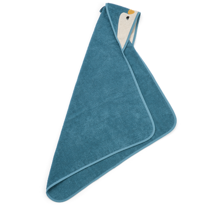Liewood Albert Penguin Badcape | Oceanview Mix