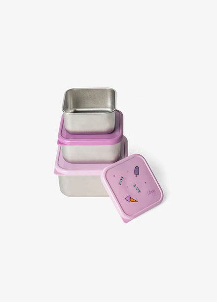 Citron Stainless Steel Set Brooddoos Snackdoosjes | Stormy Unicorn