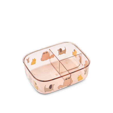Liewood Arthur Tritan Lunchbox | Cats And Dogs / Sandy