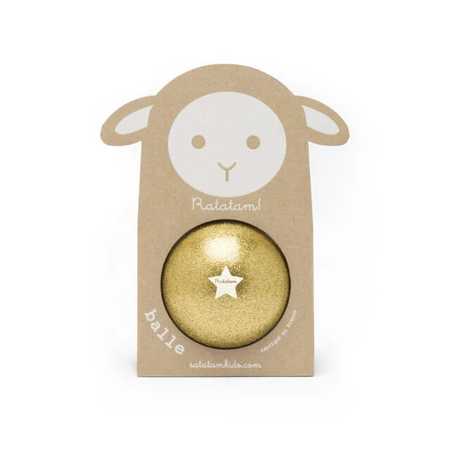 Ratatam Baby Sheep Bal 10cm | Gold