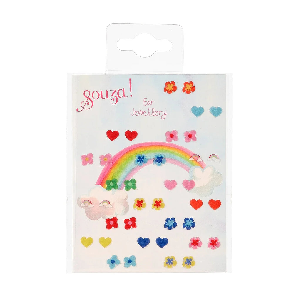 Souza Oorstickers 19 Paren | Flowers Hearts