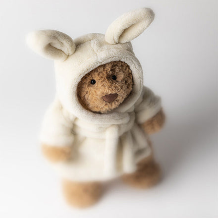Jellycat Knuffel Bartholomew Bear Bathrobe 26cm