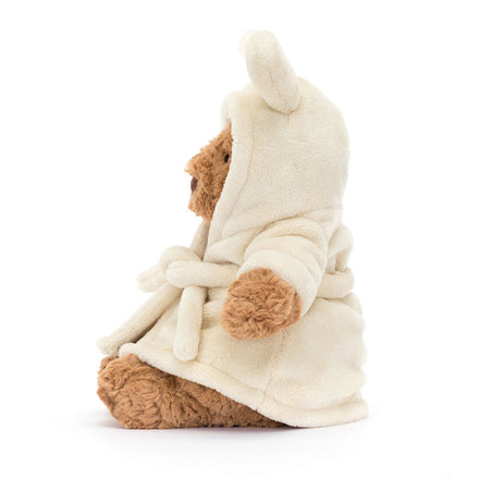 Jellycat Knuffel Bartholomew Bear Bathrobe 26cm