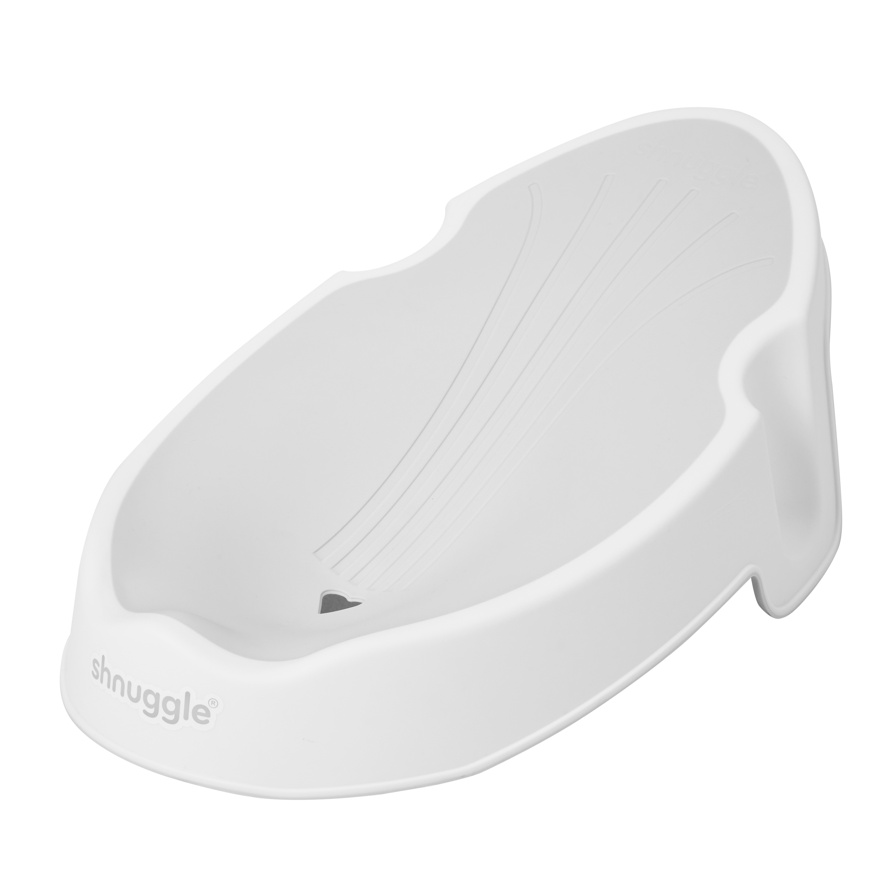 Shnuggle Newborn Badsteun voor baby's | White Grey