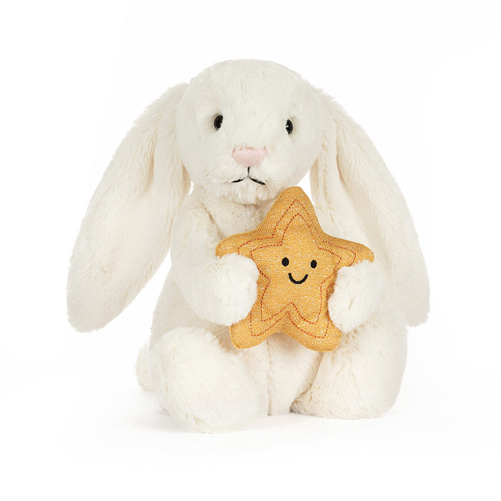 * Jellycat Knuffel | Cream Bunny Met Ster