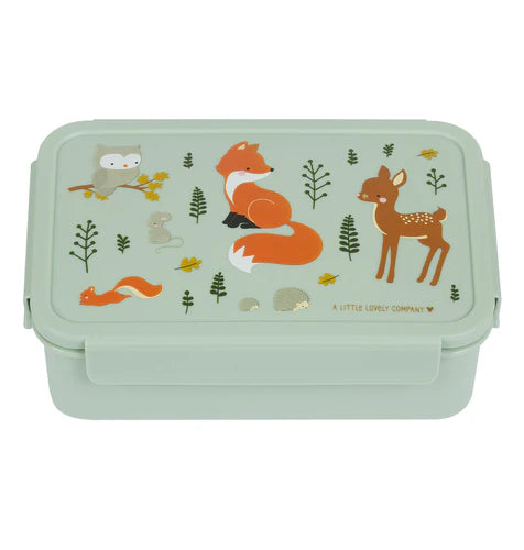 A Little Lovely Company Lunch Box Met Verdeelvakjes | Forest Friends