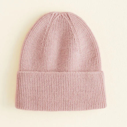 Hvid Newborn Beanie Fonzie | Powder
