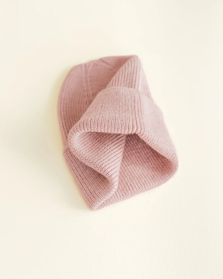 Hvid Newborn Beanie Fonzie | Powder