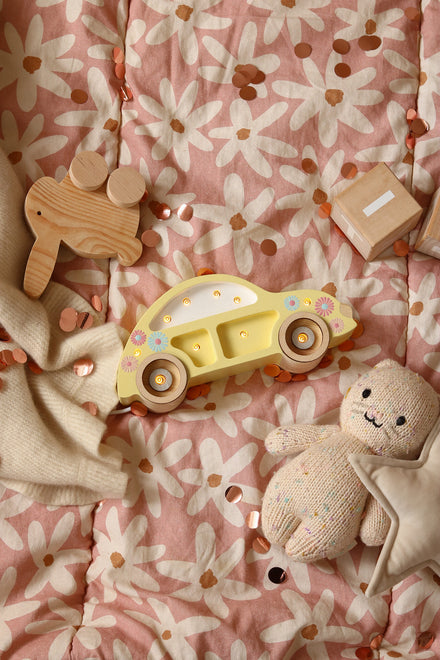 * Little Lights Lamp Beetle Car Mini | Sunflower