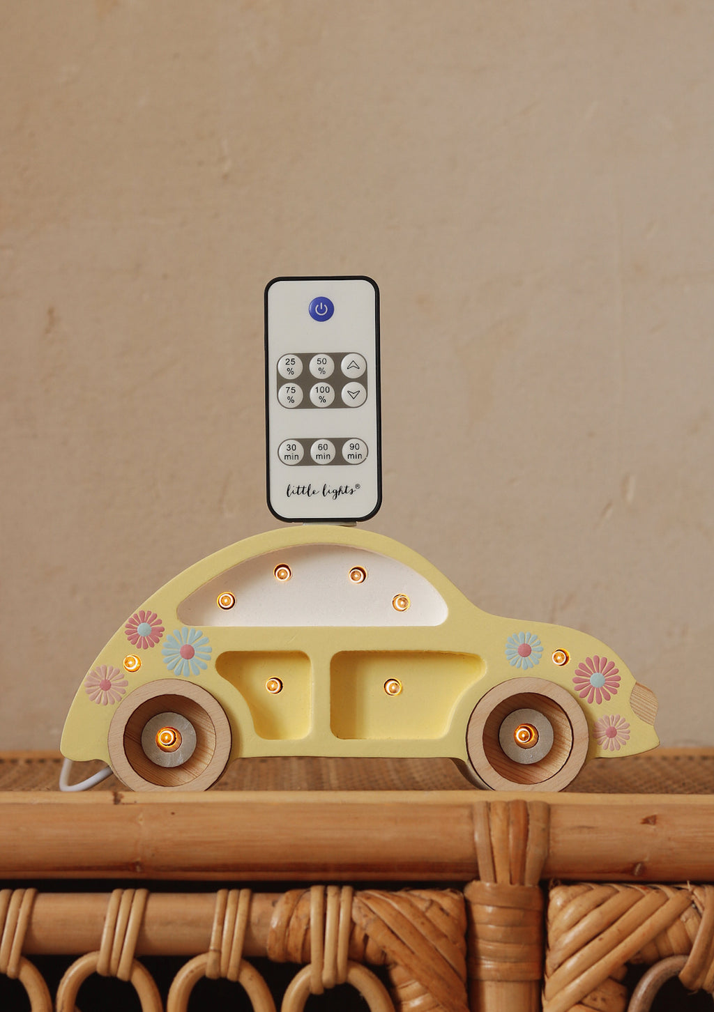* Little Lights Lamp Beetle Car Mini | Sunflower