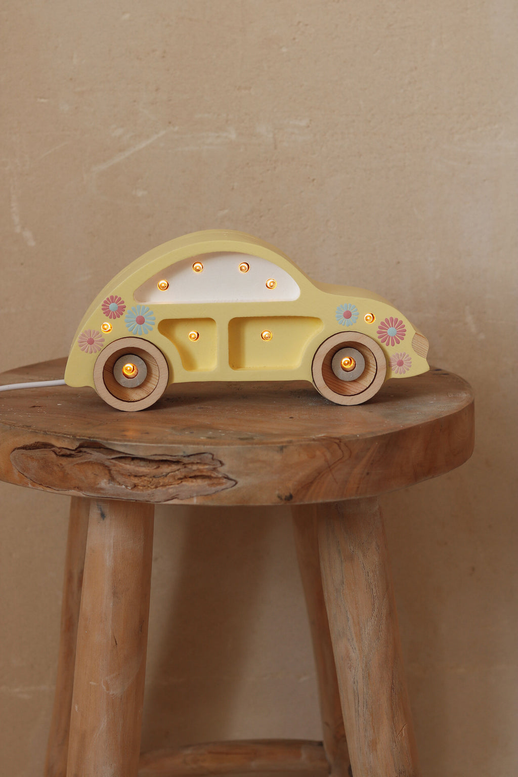 * Little Lights Lamp Beetle Car Mini | Sunflower