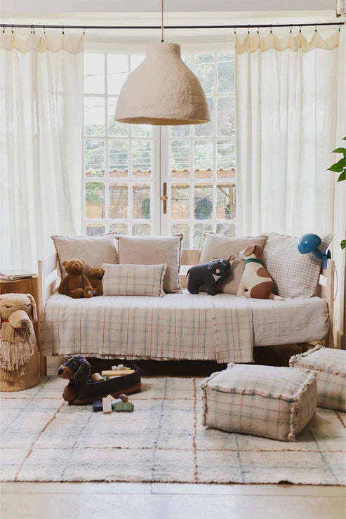 Lorena Canals Plaid | Tartan Blue Sage