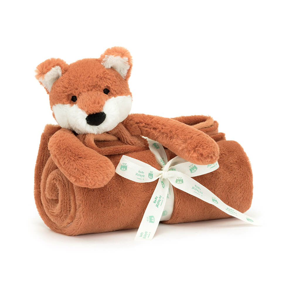 * Jellycat Knuffel Bashful Fox Cub Blankie Large 56cm x 70cm x 9cm
