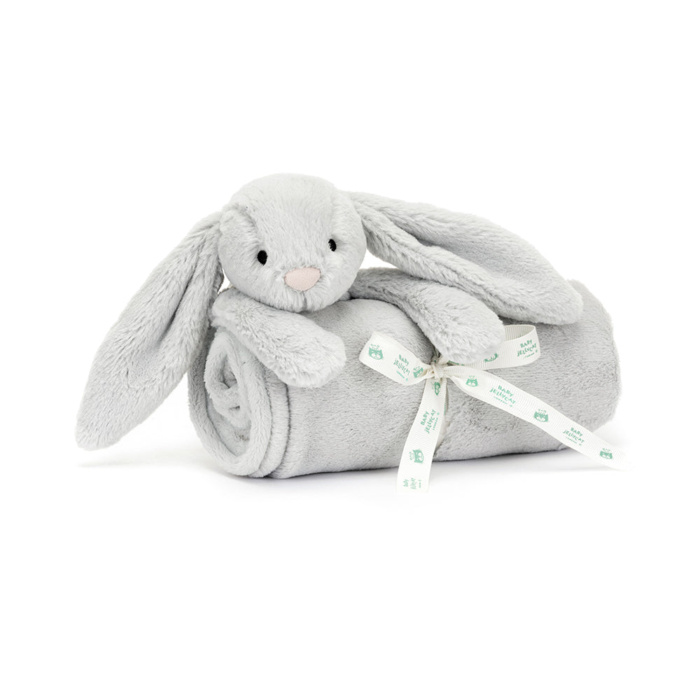 * Jellycat Knuffel Bashful Silver Bunny Blankie