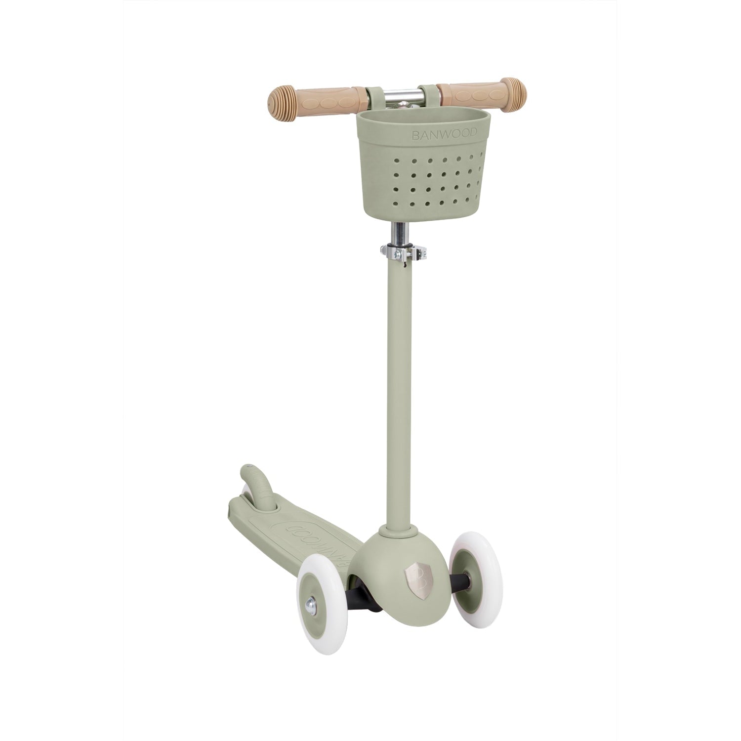 Banwood Eco Scooter Step Incl. Mandje | Olive