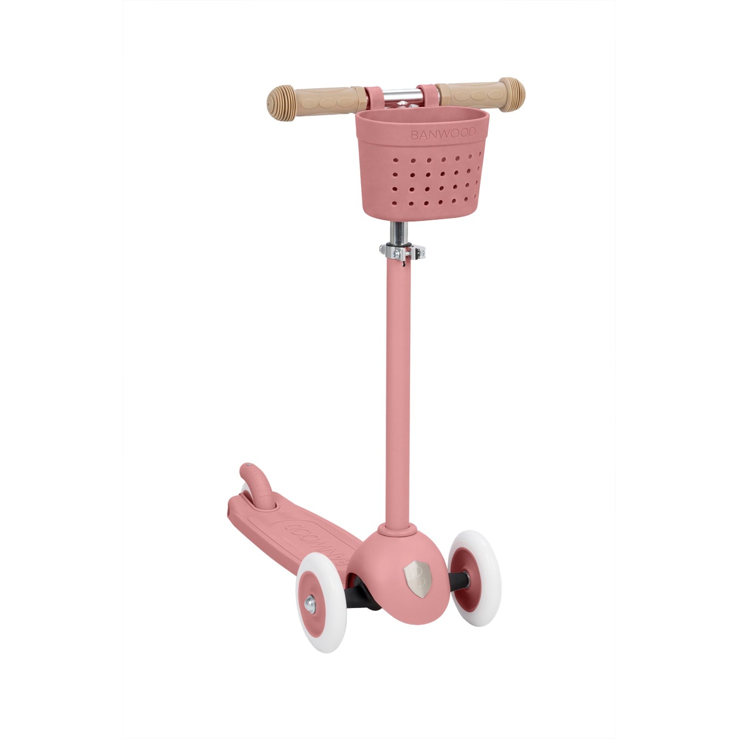 Banwood Eco Scooter Step Incl. Mandje | Raspberry