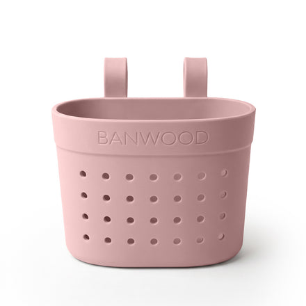 Banwood Fietsmandje Pin & Ride | Dusty Rose